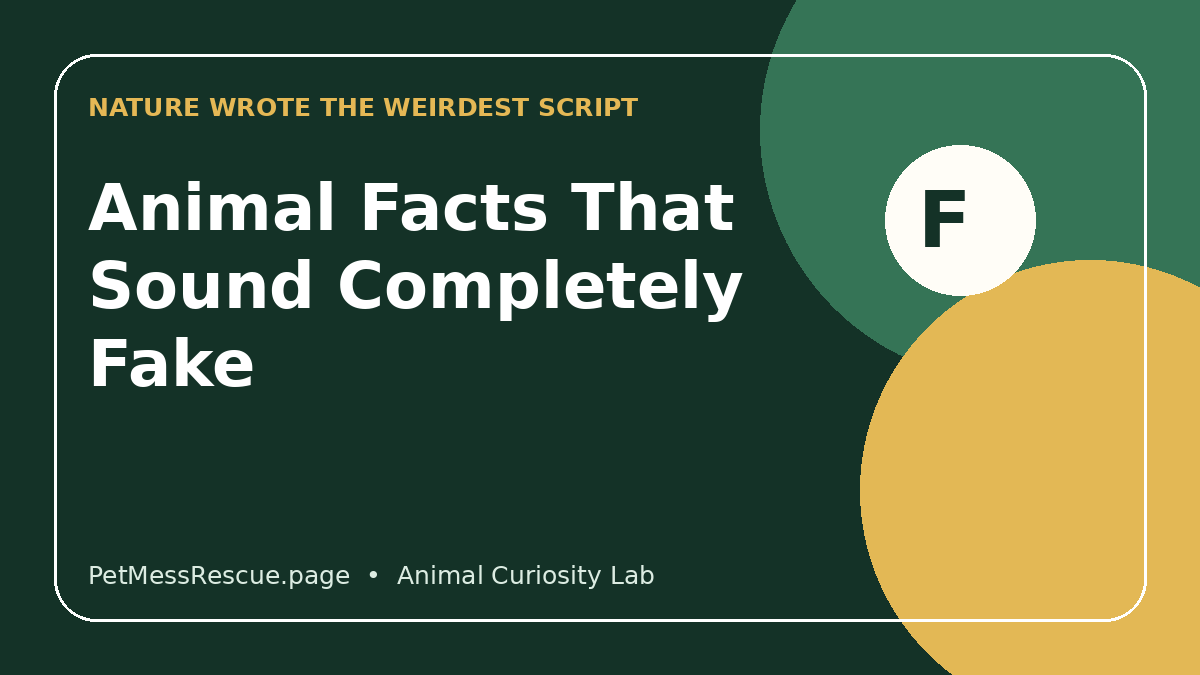12 Animal Facts That Sound Fake but Are Completely Real