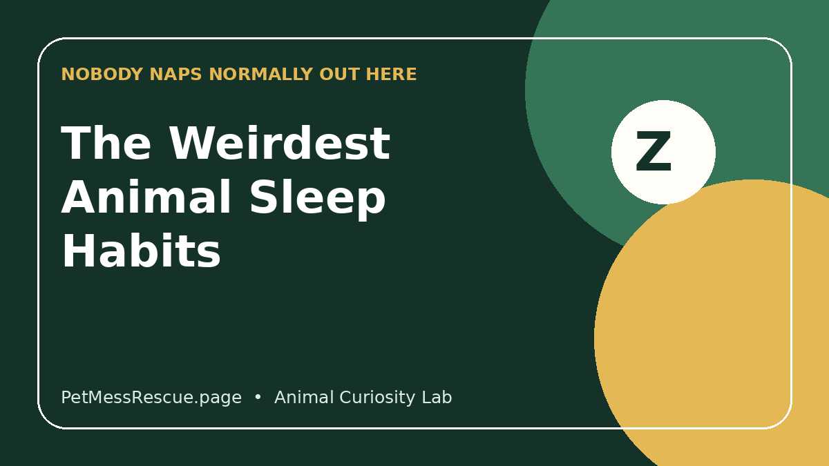 8 Weird Animal Sleep Habits: Half-Brain Naps, Kelp Anchors and More
